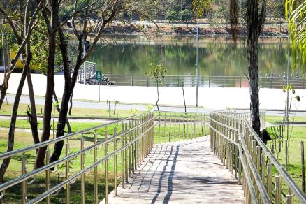 Parque das guas, em Cuiab, onde o animal foi flagrado