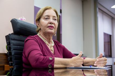 A presidente do Tribunal de Justia, desembargadora Clarice Claudino