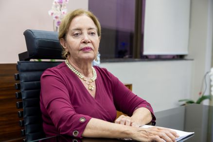 A desembargadora Clarice Claudino, presidente do Tribunal de Justia