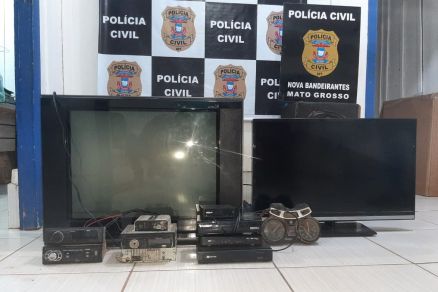  Suspeito de furtar rgo pblico e residncias  preso em flagrante