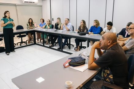 A apresentao ocorre aps reunio de alinhamento entre gestores dos rgos