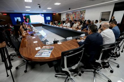 Governador Mauro Mendes e secretrio de Cultura, Esporte e Lazer, Jefferson Neves lanam o Observatrio da Cultura 