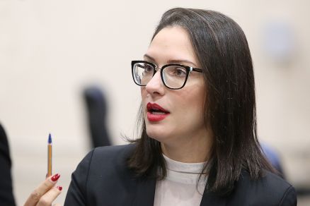 A vice-presidente da Assembleia Legislativa, deputada Janaina Riva 
