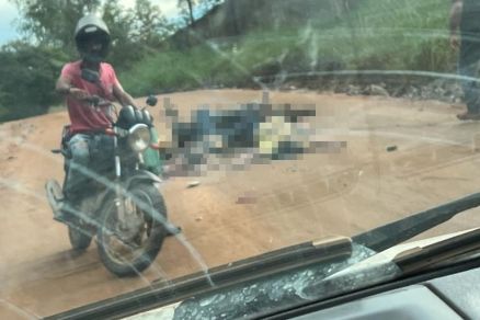 Vtimas ficaram cadas na estrada at chegada de resgate e da Politec