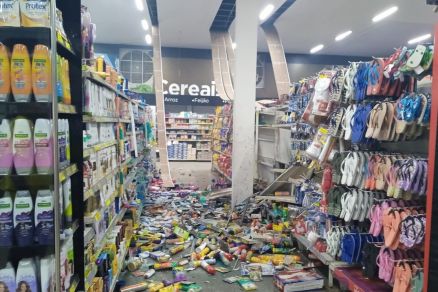 Exploso aconteceu prximo a uma prateleira da unidade Vila Operria