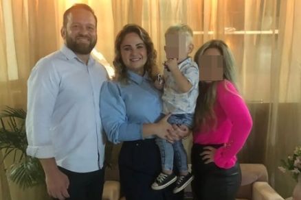 Aparecido de Paula, Talita Benassi e seus filhos