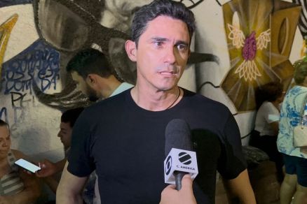 O empresrio Beto Fogaa  filho da moradora do apartamento incendiado 