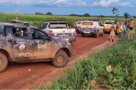 Foras policiais durante caada de bando que tentou roubar Brinks