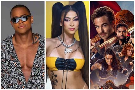 Os artistas Lo Santana, MC Pipokinha e o filme Dungeons & Dragons