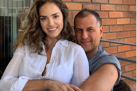 Nayara Vit com o marido Rodrigo del Valle 