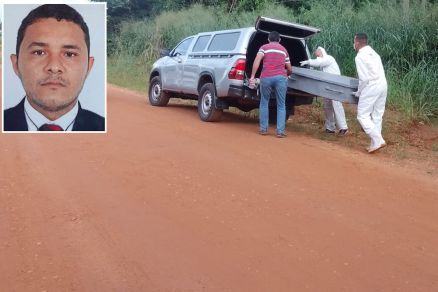 Wederson da Silva (detalhe) foi encontrado em uma regio de mata 