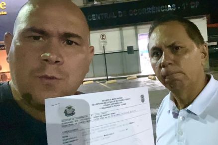 O deputado Ablio Brunini e o vereador Dilemrio Alencar