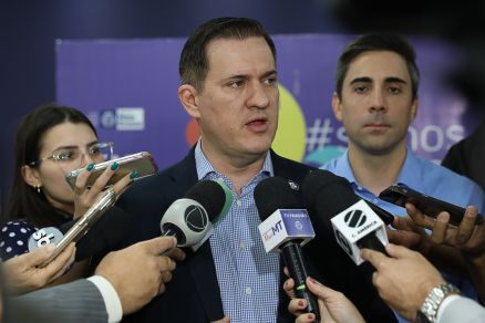 O secretrio de Estado de Segurana Pblica, Csar Roveri