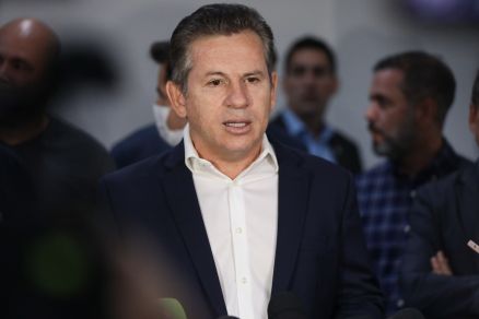 O governador Mauro Mendes