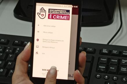 Sistema com boto de pnico virtual foi lanado h quase dois anos