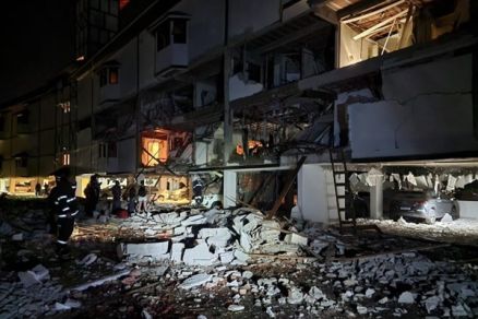 Exploso atinge condomnio em Campos do Jordo 