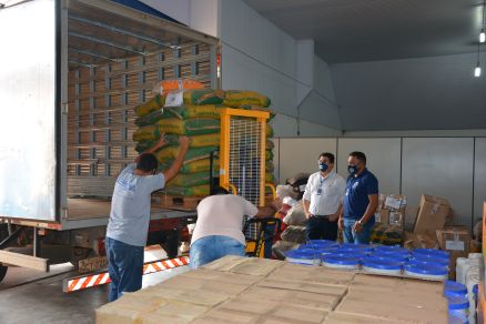 Doao para agricultura familiar de sementes e itens retidos pela Sefaz 
