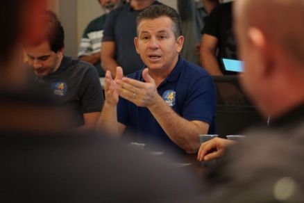 O governador Mauro Mendes: presidente do Unio Mato Grosso