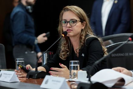 A secretria de estado de Meio Ambiente, Mauren Lazzaretti