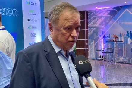 O ex-ministro Blairo Maggi, que no quis fazer comentrios sobre poltica