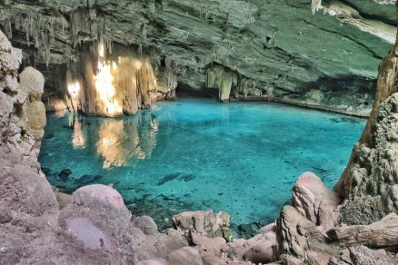 O Conselho Municipal de Turismo de Nobres (Comtur) tem se empenhado para reabrir a Gruta da Lagoa Azul, localizada em Nobres 