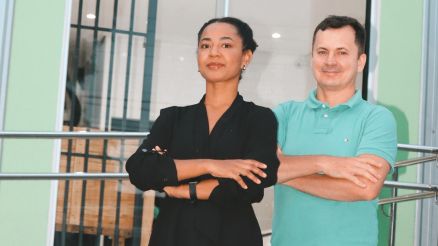 Edevaldo e Michely, casal de empresrios da Ixpia Alimentao Saudvel, em Cuiab