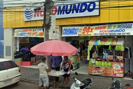 Fachada da loja Novo Mundo, que deve desocupar imvel por atraso no aluguel