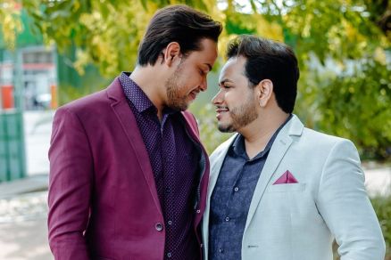 Jardes e Victor ap�s o casamento no cart�rio, em novembro de 2021