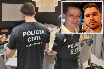 O empres�rio Fernando Metelo e Oswaldo Prado, alvos de opera��o