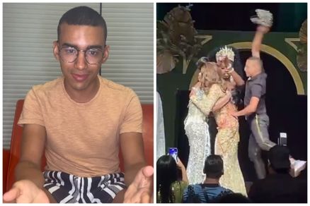 O jovem Matheus Oliveira, que causou uma confuso durante o concurso do Miss Gay 2023