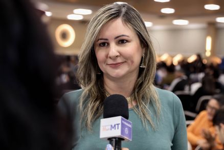 A interventora do Estado, Danielle Carmona