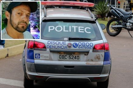 A vtima foi atingida em cheio pela arvore e morreu ainda no local 