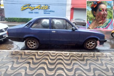 Chevette ano 93 da humorista Dalila da Varjagrande (detalhe)