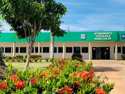 Sede do Detran-MT, em Cuiab 