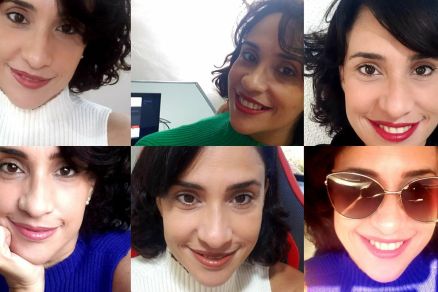 Montagem feita por Cristine Castrillon, em seu Facebook