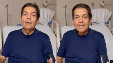 O apresentador Fausto, que passou por transplante de corao aos 73 anos