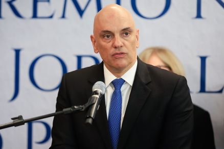 O ministro do STF, Alexandre de Moraes