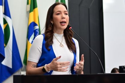 A vereadora Maysa Leo, que  opo de vice na chapa de Botelho para o Alencastro