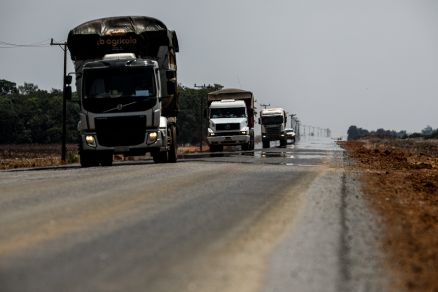 Obras na MT-010 em 2020 