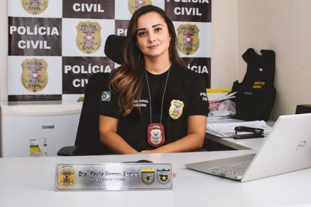 A delegada Paula Gomes Arajo, de Crceres, est  frente da investigao 