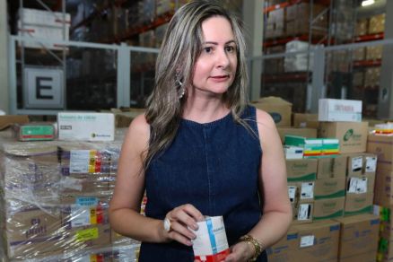 A secretria de Sade Danielle Carmona, que citou aes estratgicas na Sade 