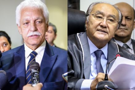 Os desembargadores Paulo da Cunha e Pedro Sakamoto, que devem se aposentar no ano que vem