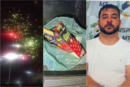 Rudiney Rodrigues fugiu da Mata Grande e se machucou; ele recebeu homenagem com fogos de artifcio 