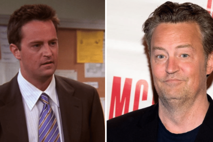 O ator Matthew Perry, que foi encontrado morto em Los Angeles