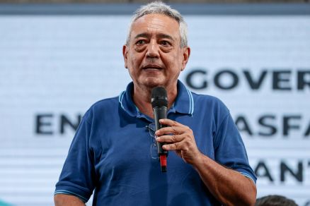 O secretrio de Infraestrutura Marcelo de Oliveira, que comemorou resultado do leilo