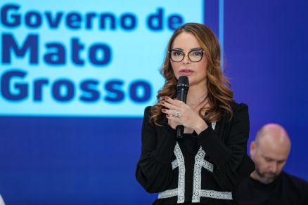 A primeira-dama Virginia Mendes