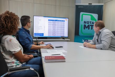 Um dos sorteios realizados pelo programa Nota MT, do Governo do Estado