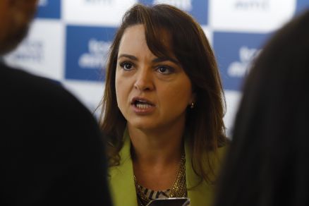 A secret�ria de Meio Ambiente, Mauren Lazzaretti, que acompanha processo