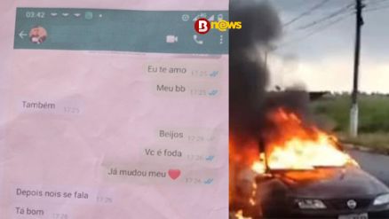 Com a repercuss�o do caso, homem incendiou carro do genro 