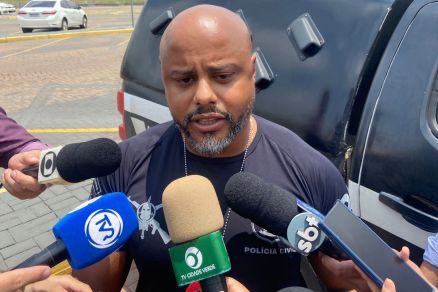 O delegado Nilson Farias, que investiga crime de estupro de vulnervel em abrigo de Cuiab 